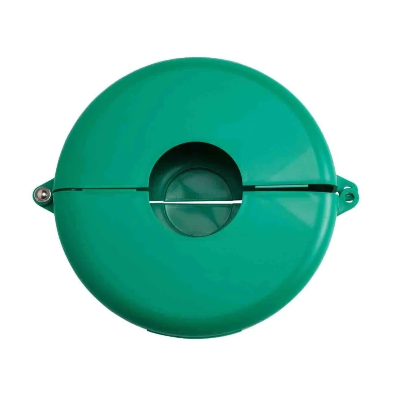 Brady Green Polypropylene Gate Valve Lockout 9.53 mm Shackle Diameter for 1 Lock GATE VALVE LOCKOUTS GVLO 6.5-10 GREEN