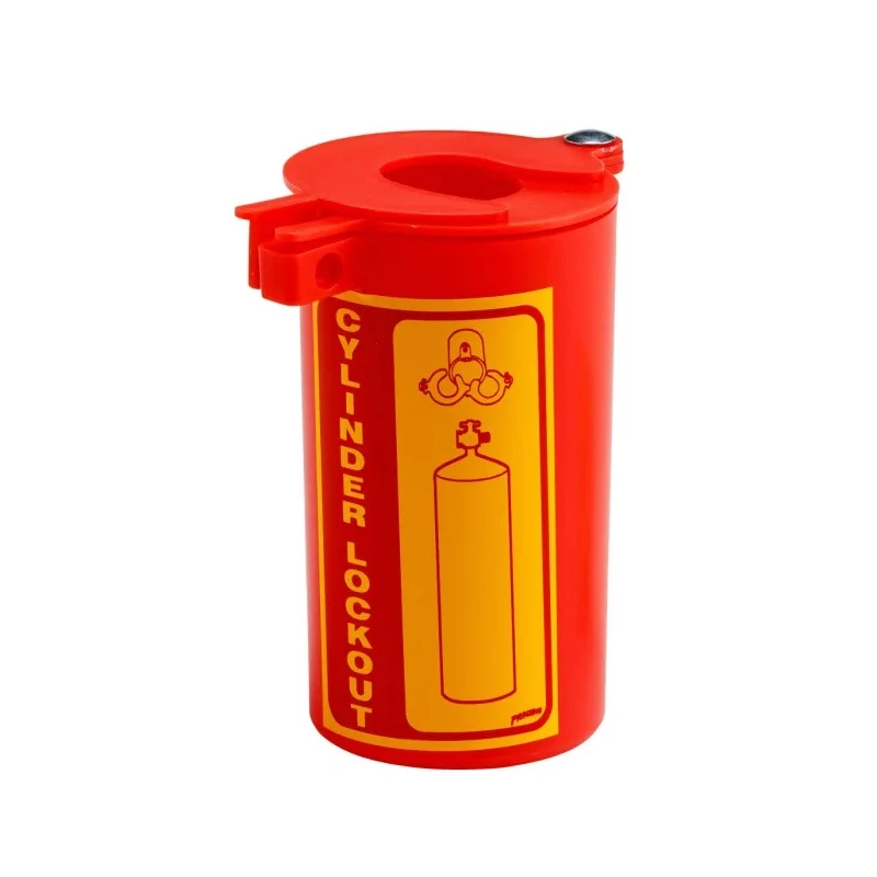 Brady Red 1-Lock Lockout Polypropylene Cylinder Valve Lockouts 8.64 mm ASSY, GAS CAP CYLINDER LO