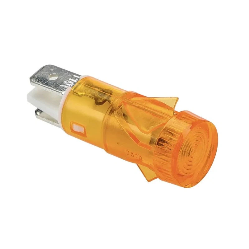 Arcolectric (Bulgin) Ltd 2870 Series Orange Panel Mount Indicator 110V AC Solder Tab Termination C287000NAG