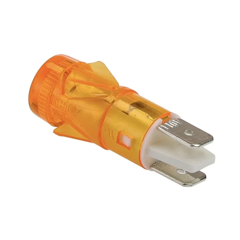 Arcolectric (Bulgin) Ltd 2870 Series Orange Panel Mount Indicator 110V AC Solder Tab Termination C287000NAG