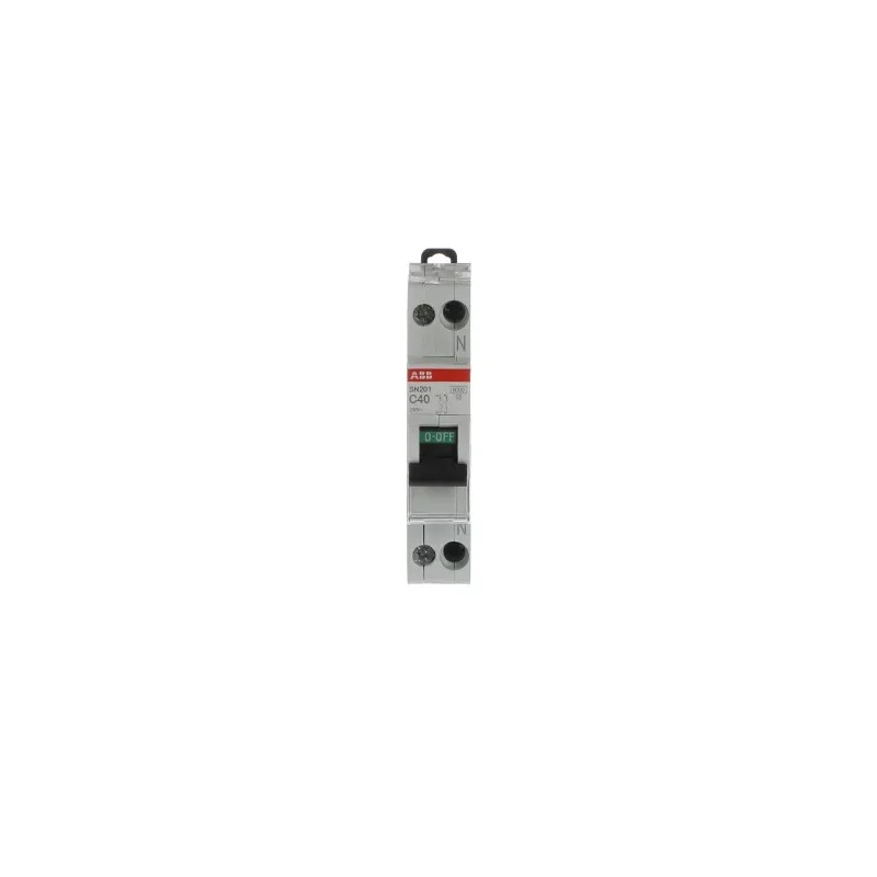 ABB Miniature Circuit Breaker SN201, 1-Pole, 40A, Type C, 400V AC, 6 kA Breaking Capacity SN201