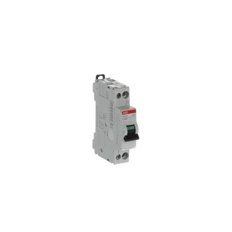 ABB Miniature Circuit Breaker SN201, 1-Pole, 40A, Type C, 400V AC, 6 kA Breaking Capacity SN201
