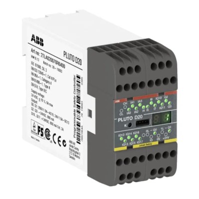 ABB 2TLA Series Safety Controller for PLC CPU Module 24 V DC 2TLA020070R6400 PLUTO D20