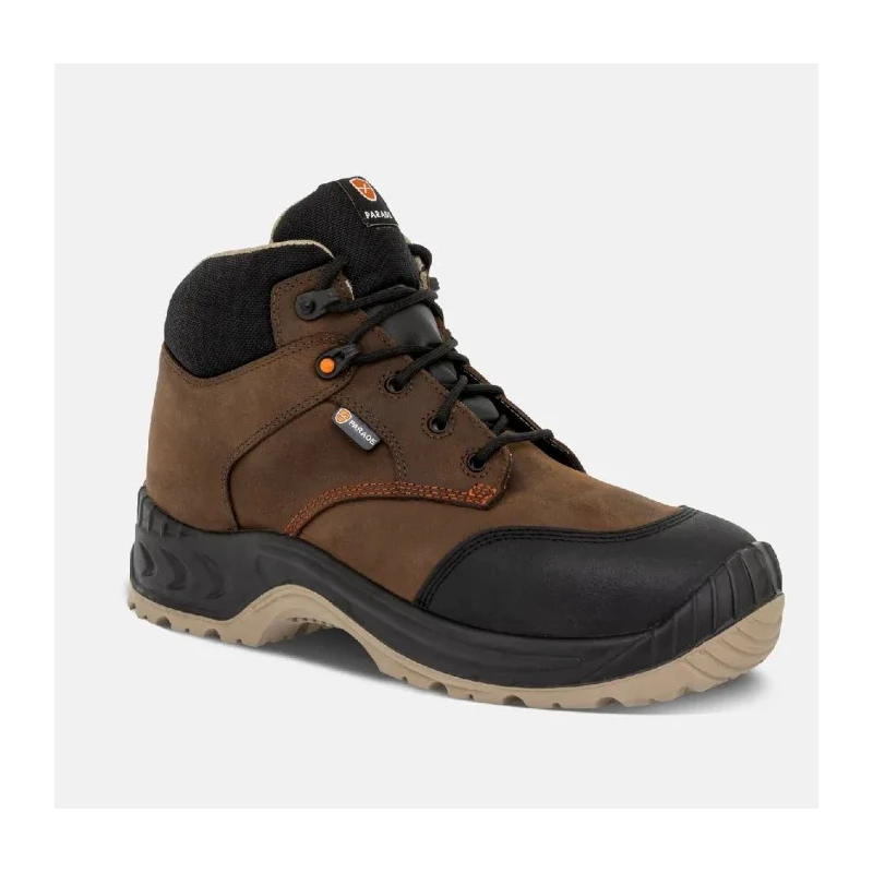 Parade Brown Leather Composite Toe Capped Unisex Ankle Safety Boots Size 10 EU 44 EN ISO 20345:2011 07NOUMEA1823PT44
