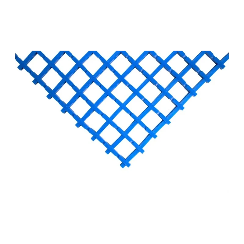 Coba Europe Blue Anti-Slip Polyvinyl Chloride Mat Cross Ribbed Finish 5 m x 600 mm x 12 mm CO020605