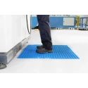 Coba Europe Blue Anti-Slip Polyvinyl Chloride Mat Cross Ribbed Finish 5 m x 600 mm x 12 mm CO020605