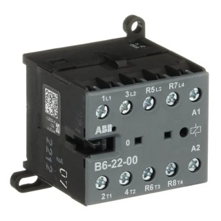 ABB B Contactor 42V AC Coil, 4-Pole, 20A Contact Current, 4 kW Power Rating GJL1211501R0002 B6-22-00 42V AC