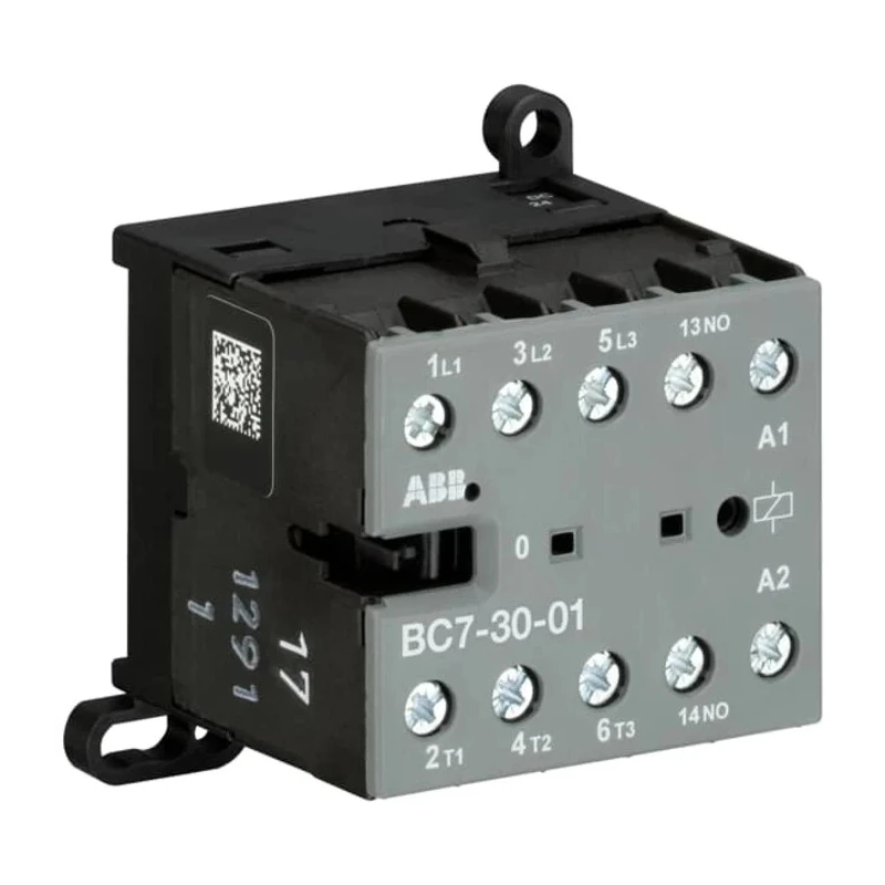 ABB B Contactor, 3-Pole, 125V AC Coil, 20 A Contact Current, 5.5 kW Power Rating, DIN GJL1313001R0014 BC7-30-01 110-125V DC