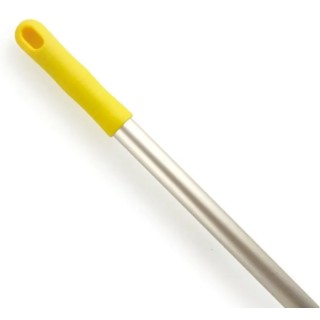RS PRO Yellow Aluminium Mop Handle 1.4 m Screw Fitment Compatible for RS PRO Mop & Brush Heads 237-1449
