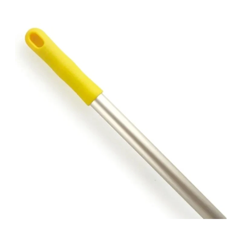 RS PRO Yellow Aluminium Mop Handle 1.4 m Screw Fitment Compatible for RS PRO Mop & Brush Heads 237-1449