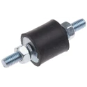 FIBET M6 x 18 mm Anti-Vibration Mount Male to Male Bobbin with 17.6 daN Compression, 20 mm OD, 56 mm Height 2020VV18-45