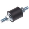 FIBET M6 x 18 mm Anti-Vibration Mount Male to Male Bobbin with 17.6 daN Compression, 20 mm OD, 56 mm Height 2020VV18-45