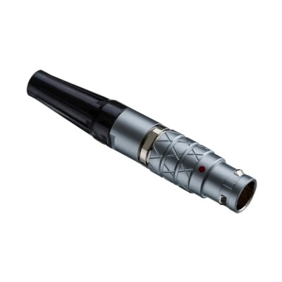 Amphenol PCD US Circular Connector 16 Contacts Cable Standard Plug IP68 FLOS+ K Series SLKD-16FGMS-GCP-227