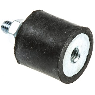 FIBET M4 x 10 mm Anti-Vibration Mount Male to Female Bobbin with 9 daN Compression, 16 mm OD, 15 mm H 1615VD10-35