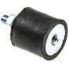 FIBET M4 x 10 mm Anti-Vibration Mount Male to Female Bobbin with 9 daN Compression, 16 mm OD, 15 mm H 1615VD10-35