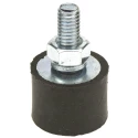FIBET M6 x 18 mm Anti-Vibration Mount Male to Female Bobbin 23.4 daN Compression 20 mm OD 33 mm Height 2015VD18-45