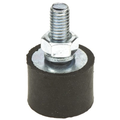 FIBET M6 x 18 mm Anti-Vibration Mount Male to Female Bobbin 23.4 daN Compression 20 mm OD 33 mm Height 2015VD18-45