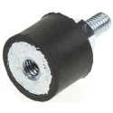 FIBET M6 x 18 mm Anti-Vibration Mount Male to Female Bobbin 23.4 daN Compression 20 mm OD 33 mm Height 2015VD18-45