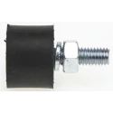 FIBET M6 x 18 mm Anti-Vibration Mount Male to Female Bobbin 23.4 daN Compression 20 mm OD 33 mm Height 2015VD18-45