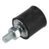 FIBET Anti-Vibration Mount Male to Female Bobbin M6 x 18 mm Thread, 18 daN Compression Load, 20 mm OD, 38 mm 2020VD18-45
