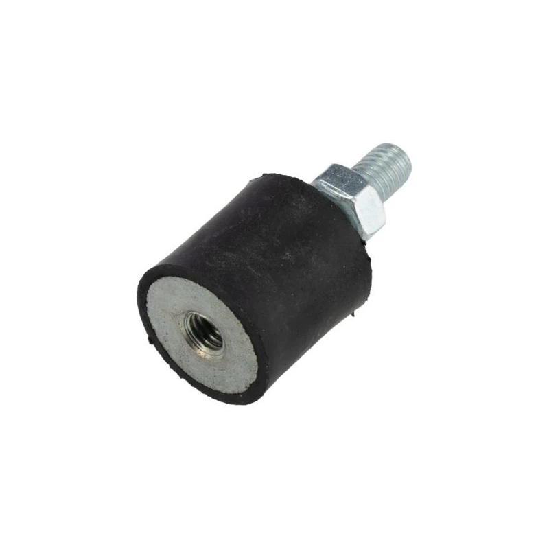 FIBET Anti-Vibration Mount Male to Female Bobbin M6 x 18 mm Thread, 18 daN Compression Load, 20 mm OD, 38 mm 2020VD18-45