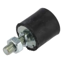 FIBET M6 x 18 mm Anti-Vibration Mount, Male to Female Bobbin, Natural Rubber, 20 mm OD, 38 mm Height, 33.6 kg 2020VD18-60