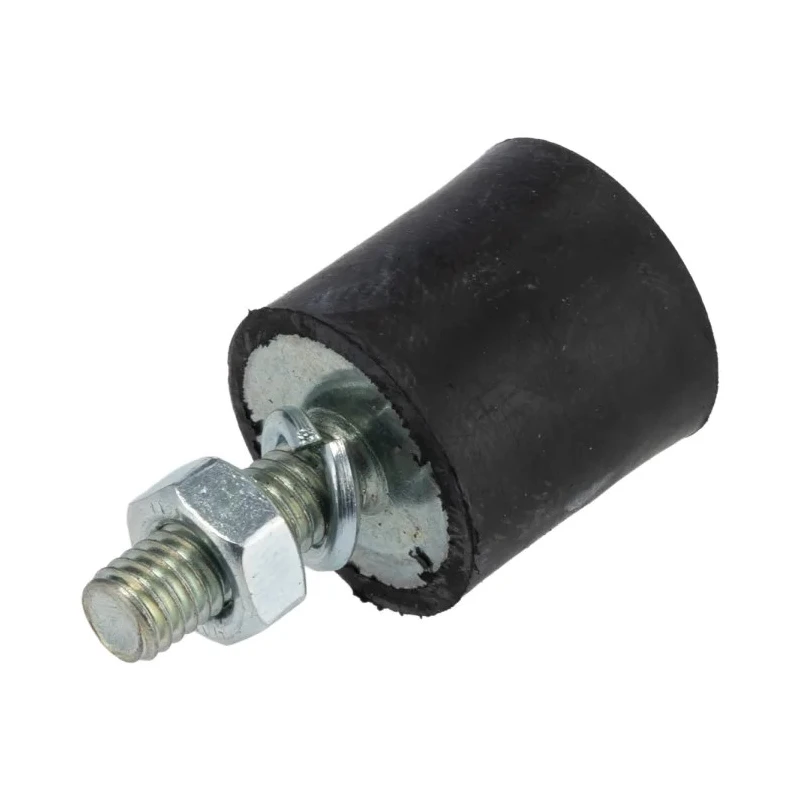 FIBET M6 x 18 mm Anti-Vibration Mount, Male to Female Bobbin, Natural Rubber, 20 mm OD, 38 mm Height, 33.6 kg 2020VD18-60