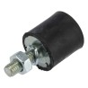 FIBET M6 x 18 mm Anti-Vibration Mount, Male to Female Bobbin, Natural Rubber, 20 mm OD, 38 mm Height, 33.6 kg 2020VD18-60