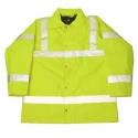 Orbit International Yellow Unisex Hi Vis Jacket, Size S, Hooded, Polyester Lining HV10
