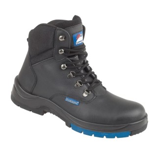 Himalayan Black Steel Toe Capped Men's Safety Boots Size UK 7 EU 41 Slip Resistant SRC EN ISO 20345:2011 5104-07