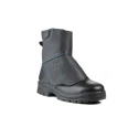 Goliath Black Steel Toe Capped Men's Safety Boots Size 9 EU 43 Flame Resistant Leather Upper HM2006WSI
