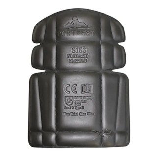 Portwest Black Ethylene Vinyl Acetate Foam Knee Pad, Trouser Knee Pocket S156BKR