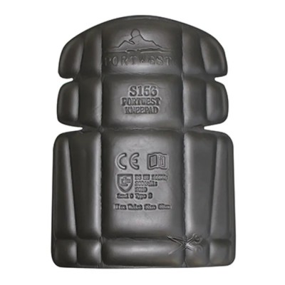 Portwest Black Ethylene Vinyl Acetate Foam Knee Pad, Trouser Knee Pocket S156BKR