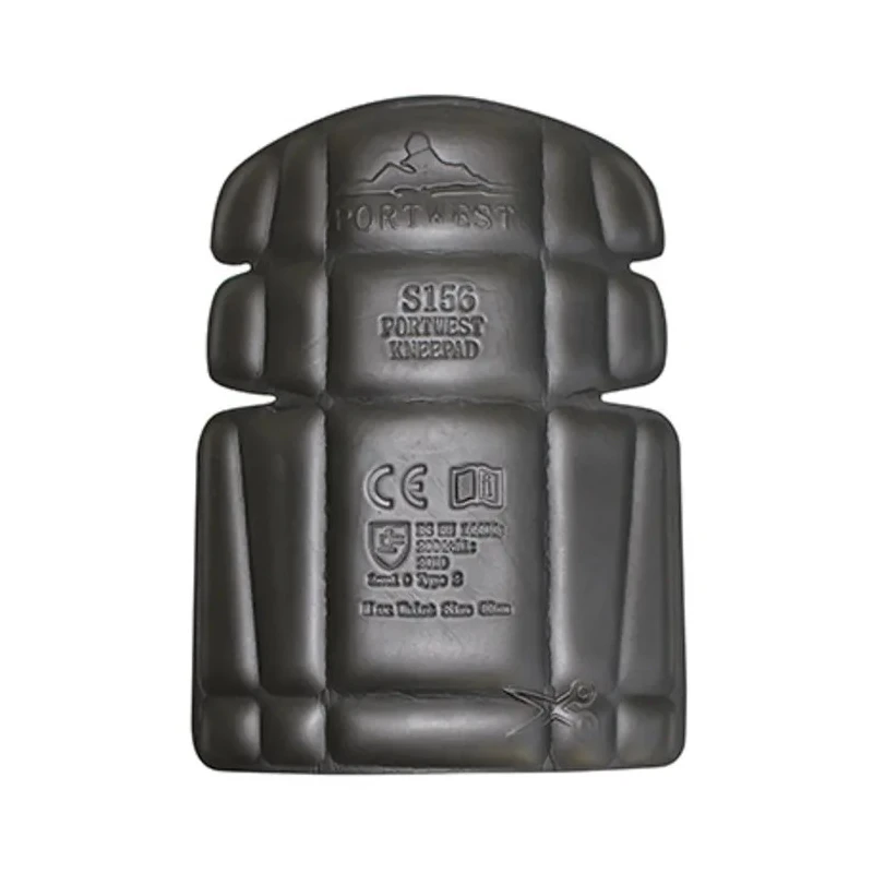 Portwest Black Ethylene Vinyl Acetate Foam Knee Pad, Trouser Knee Pocket S156BKR
