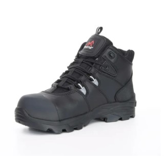 Rockfall Rhyolite TC3000 Black Fibreglass Toe Capped Men's Safety Boots, Size UK 9, EU 43, EN ISO 20345:2011 TC3000