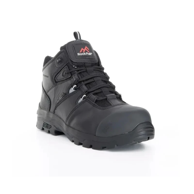 Rockfall Rhyolite Men's Black Safety Boots Fibreglass Toe Composite Midsole SRC Slip Resistant EU 46 UK 11 TC3000