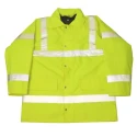 Orbit International Yellow Unisex Hi Vis Jacket HV10, Size M, Hooded, Polyester Lining, EN 471 Certified