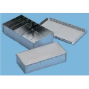 OKW Tin Plated Steel PCB Mounting Enclosure 26 mm Internal Height, 50 mm Internal Width, 106 mm Internal Length 373.16