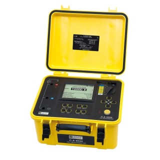 Chauvin Arnoux Insulation Tester 40 V Min, 10 kV Max CAT IV CA 6550 P01139715