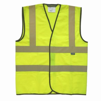 Orbit International Yellow Hook & Loop Hi Vis Vest Polyester, S HVW03-Y-S
