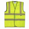 Orbit International Yellow Hook & Loop Hi Vis Vest Polyester, S HVW03-Y-S