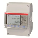 ABB 1 Phase Direct Connected LCD Energy Meter, A41 Series, 80A Current Rating, IEC 2CMA170503R1000 A41 MON MOD 80A SILVER M