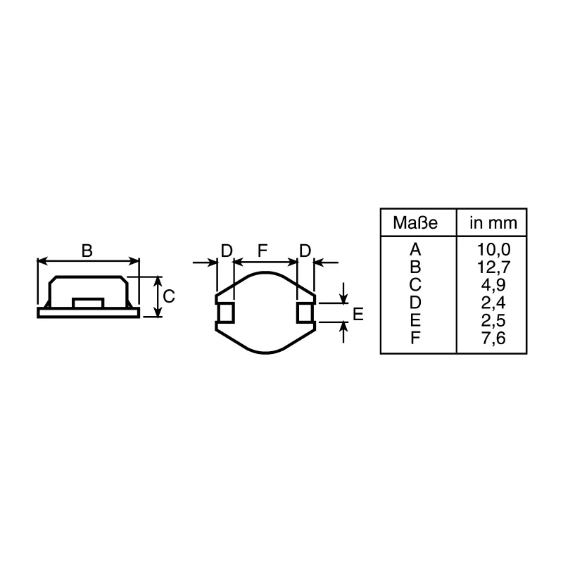 Wurth Elektronik WE-PD3 Shielded Wirewound Surface Mount Inductor with Ferrite Core 68 μH ±15 % 820 mA Idc Q:35 74454168