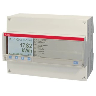 ABB 3 Phase Transformer Connected LCD Energy Meter 2CMA170536R1000 A44 TRI 6A TC SILVER MID