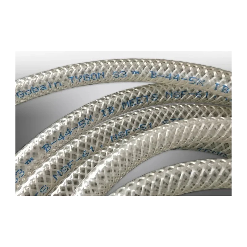 Saint-Gobain Industrial & Consumer Solutions Polyvinyl Chloride Process Tubing, 6.4 mm ID, 11.1 mm OD, Clear, 15 m AMH00018