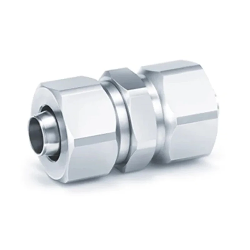SMC Pneumatic Fitting Straight Union Stainless Steel 316 Connection Size 8 mm x 6 mm KFG2H