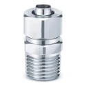 SMC Pneumatic Straight Threaded Adapter 12mm Push-in Male 1/4 in R KFG2