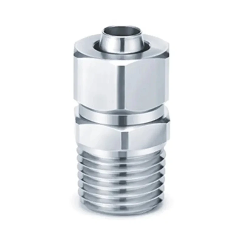 SMC Pneumatic Straight Threaded Adapter 12mm Push-in Male 1/4 in R KFG2
