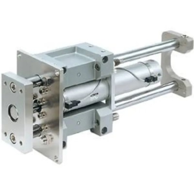 SMC Pneumatic Guided Cylinder 20mm Bore MGG Series 350mm Stroke Double Acting with Shock Absorber MGGMB20-350