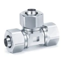 SMC Pneumatic Fitting Stainless Steel Insert Union Tee Push-in 8 mm to 6 mm KFG2 